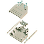 MH Connectors MHDTZI Series Zinc D Sub Backshell, 15 Way, Strain Relief