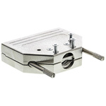 MH Connectors MHDTZI Series Zinc D Sub Backshell, 25 Way, Strain Relief