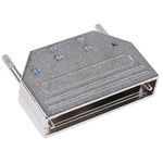 MH Connectors MHDTZI Series Zinc D Sub Backshell, 50 Way, Strain Relief