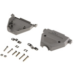 Amphenol ICC 8630CH Series Thermoplastic D Sub Backshell, 37 Way
