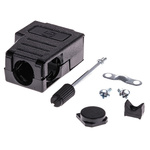 Harting D-sub Series Thermoplastic D Sub Backshell, 9 Way, Strain Relief