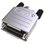 TE Connectivity ADK Series ABS D Sub Backshell, 9 Way, Strain Relief