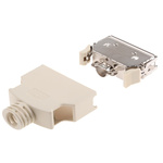 3M 103 Series ABS D Sub Backshell, 40 Way, Strain Relief