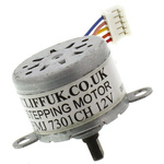 Cliff Electronics Bipolar, Unipolar Stepper Stepper Motor, 12 V, 3mm Shaft Diameter