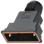 FCT from Molex FWA Series ABS D Sub Backshell, 25 Way, Strain Relief