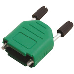 MH Connectors MHDPPK-SLIM Series Polyamide D Sub Backshell, 15 Way, Strain Relief