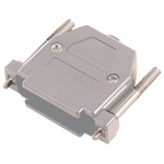 MH Connectors MHCCOV Series ABS D Sub Backshell, 25 Way, Strain Relief