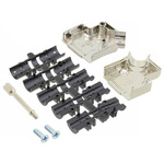 HARTING Metal Angled D Sub Backshell, 9 Way