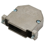 MH Connectors MHDU45 Zinc Angled D-sub Connector Backshell, 25 Way, Strain Relief