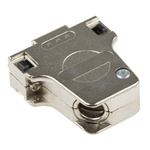 Phoenix Contact DSSC Series Die Cast Zinc Right Angle D Sub Backshell, 15 Way, Strain Relief