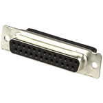 TE Connectivity Amplimite HDP-20 25 Way Cable Mount D-sub Connector Socket