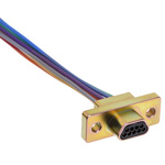 RS PRO 9 Way Panel Mount D-sub Connector Plug