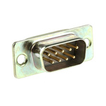 RS PRO 9 Way Panel Mount D-sub Connector Plug, 2.77mm Pitch