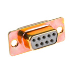 RS PRO 9 Way Panel Mount D-sub Connector Socket, 2.77mm Pitch