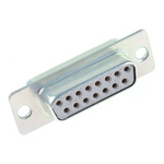 RS PRO 15 Way Panel Mount D-sub Connector Socket