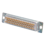 RS PRO 50 Way Panel Mount D-sub Connector Socket