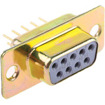 RS PRO 9 Way Through Hole D-sub Connector Socket