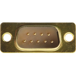 RS PRO 9 Way Panel Mount D-sub Connector Plug
