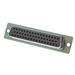 RS PRO 50 Way Panel Mount D-sub Connector Socket