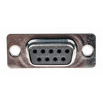RS PRO 9 Way Panel Mount D-sub Connector Socket, 2.74mm Pitch
