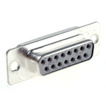 RS PRO 15 Way Panel Mount D-sub Connector Socket, 2.74mm Pitch