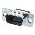 RS PRO 15 Way Cable Mount D-sub Connector Plug, 2.29mm Pitch, with 3.05 mounting hole