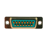 RS PRO 15 Way Panel Mount D-sub Connector Plug
