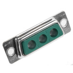 FCT from Molex FM 3 Way Panel Mount D-sub Connector Socket