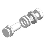 FCT from Molex, F-SGV1 Series Screw Set For Use With D-Sub Connector