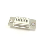 RS PRO 9 Way Panel Mount D-sub Connector Plug, 2.77mm Pitch