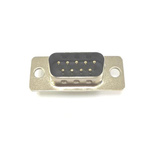 RS PRO 9 Way Panel Mount D-sub Connector Plug, 2.77mm Pitch