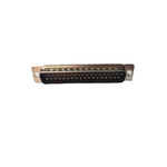 RS PRO 37 Way Panel Mount D-sub Connector Plug, 2.77mm Pitch