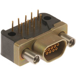 RS PRO 9 Way Right Angle Through Hole D-sub Connector Socket, 2.54mm Pitch