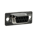 ITT Cannon ZD* 9 Way Panel Mount D-sub Connector Socket, 2.84mm Pitch