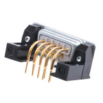RS PRO 9 Way Right Angle Through Hole D-sub Connector Plug