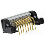 RS PRO 15 Way Right Angle Through Hole D-sub Connector Plug