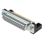 RS PRO 25 Way Right Angle Through Hole D-sub Connector Socket