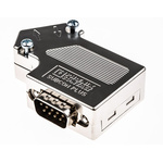 Phoenix Contact SUBCON-PLUS 9 Way Right Angle Cable Mount D-sub Connector Plug, 2.77mm Pitch