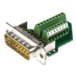 Phoenix Contact VS-15-ST-DSUB/16-MPT-0.5 15 Way Panel Mount D-sub Connector Plug