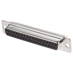 RS PRO 37 Way Through Hole D-sub Connector Socket, 2.77mm Pitch