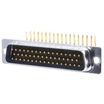 RS PRO 50 Way Right Angle Through Hole D-sub Connector Plug, 2.77mm Pitch