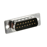 RS PRO 15 Way Panel Mount D-sub Connector Plug, 2.77mm Pitch