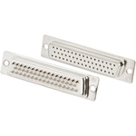 RS PRO 50 Way Panel Mount D-sub Connector Socket, 2.77mm Pitch