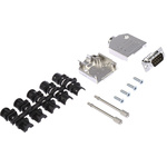 Amphenol 9 Way Panel Mount D-sub Connector Plug