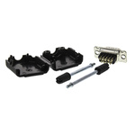 Amphenol 9 Way Panel Mount D-sub Connector Socket