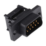 RS PRO 9 Way Cable Mount D-sub Connector Plug, 2.77mm Pitch