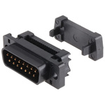 RS PRO 15 Way Cable Mount D-sub Connector Plug, 2.77mm Pitch