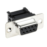 RS PRO 9 Way Cable Mount D-sub Connector Socket, 2.77mm Pitch