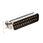 MH Connectors MHDM 25 Way Cable Mount D-sub Connector Plug, 2.77mm Pitch