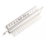 Amphenol ICC D 50 Way Through Hole D-sub Connector Plug, 2.76mm Pitch